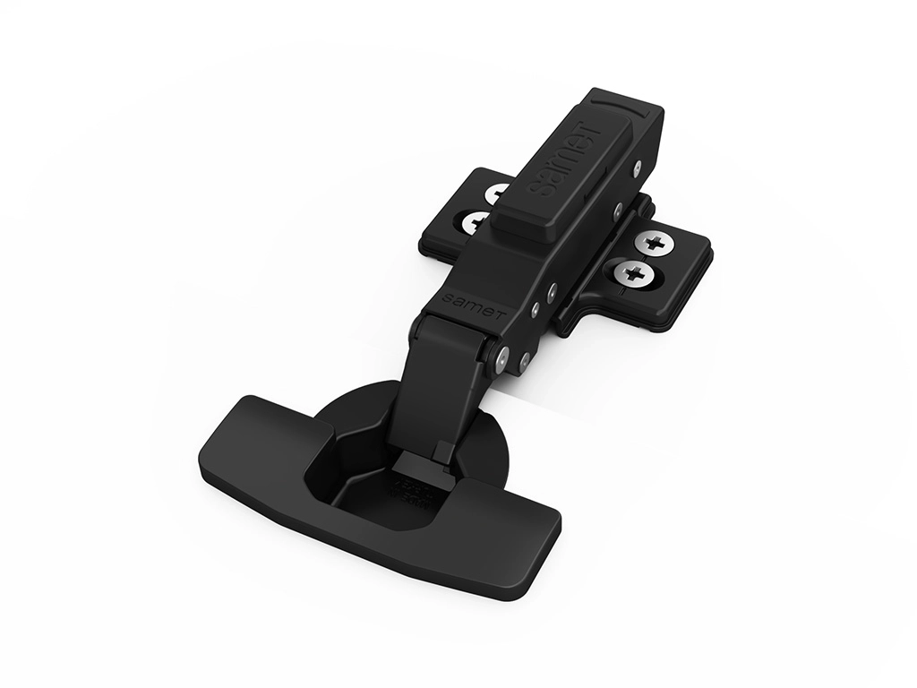 Master Spectrum Renkli Menteşe Frenli Düz 48 Eksen Siyah 4 Delikli Altlık