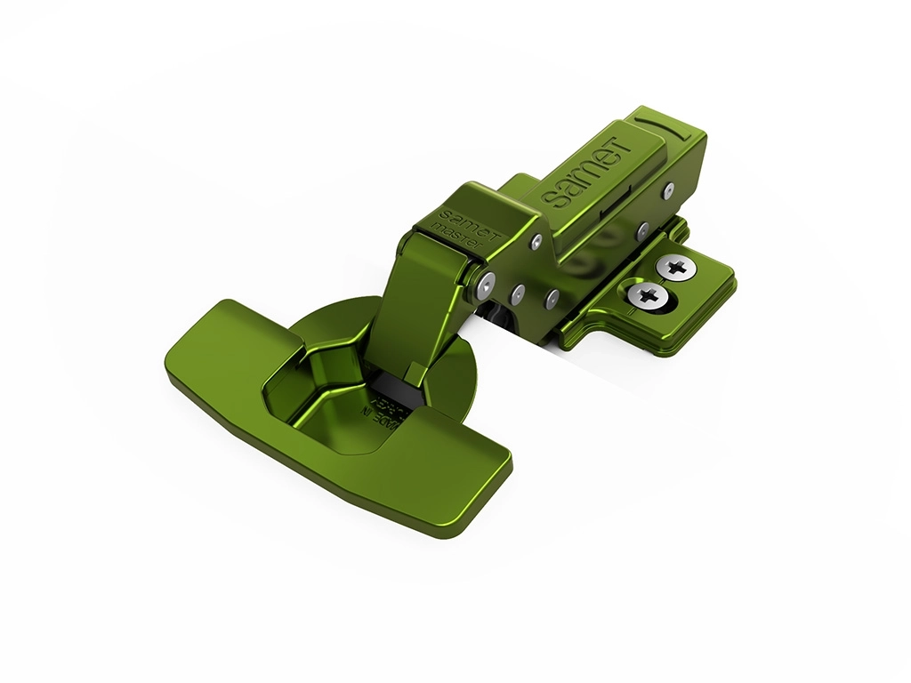 Master Spectrum Renkli Menteşe Frenli Süper Deveboynu 48 Eksen Yeşil 4 Delikli Altlık