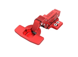 Master Spectrum Renkli Menteşe Frenli Süper Deveboynu 48 Eksen Kırmızı 4 Delikli Altlık