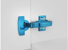 Master Spectrum Renkli Menteşe Frenli Düz 48 Eksen Mavi 4 Delikli Altlık