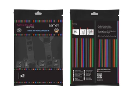 Master Spectrum Renkli Menteşe Frenli Düz 48 Eksen Siyah 4 Delikli Altlık